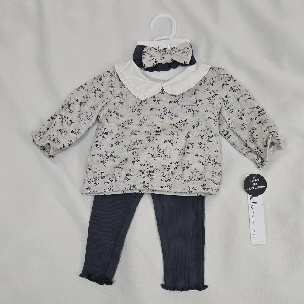 Nicole Miller Baby Girl Set Size: 3/6M